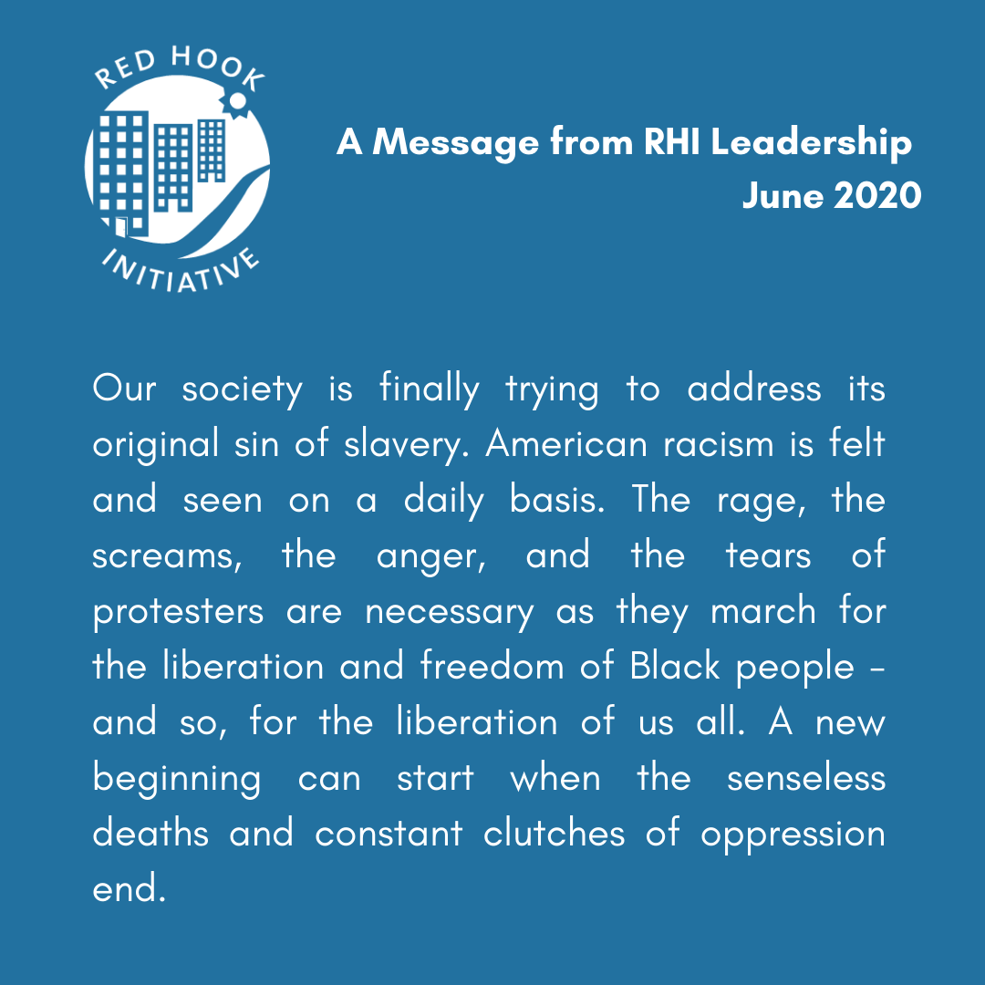 We have to ask ourselves, “What have we done at RHI to say Black Lives Matter?”